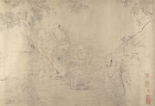 (Copy after) The Sixteen Luohans, 19th-early 20th century. Creator: Unknown