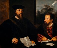 Copy after Tizian: Double Portrait of Georges d’Armagnac, Bishop of Rodez, French..., after 1540. Creator: Unknown