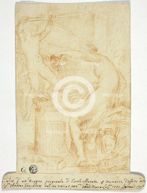 Copy after Drawing by Carlo Maratta, 1731. Creator: Francisco Vieira de Mattos.