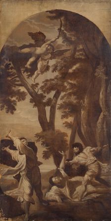 Copy of The Death of Peter Matyr; Original destroyed in 1867, formerly in...(mid 19th cent?). Creator: John Evan Hodgson