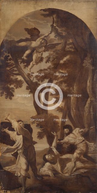 Copy of The Death of Peter Matyr; Original destroyed in 1867, formerly in...(mid 19th cent?). Creator: John Evan Hodgson.