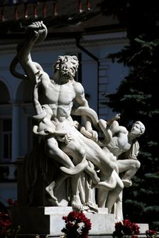 Copy of the famous sculptural group Laocoon and his Sons, Odessa Archaeological Museum, Ukraine,2011 Creator: LTL