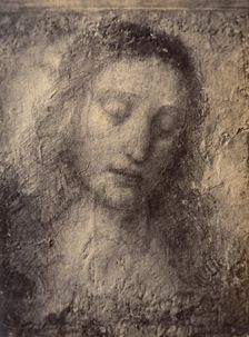 [Copy of the head of Christ from Leonardo da Vinci's The Last Supper”], 1857-61. Creator: Léon Gérard