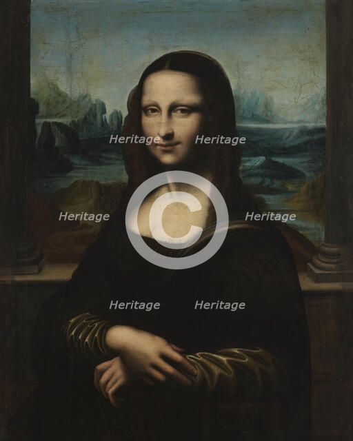 Copy of the "Mona Lisa", c1635-1660. Creator: Unknown.