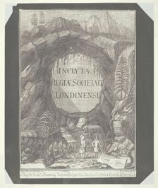 Copy of the Title Page for "Inclytae Regiae Societati Londinensi", c. 1840. Creator: William Henry Fox Talbot