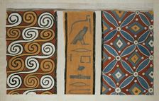 Copy of wall painting from private tomb 82 of Amenemhet, Thebes (I, 1, 163-167), 20th century. Artist: Anna (Nina) Macpherson Davies