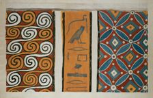 Copy of wall painting from private tomb 82 of Amenemhet, Thebes (I, 1, 163-167), 20th century. Artist: Anna (Nina) Macpherson Davies