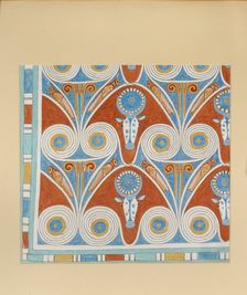 Copy of wall painting, private tomb 50 of Neferhotpe,Thebes, 20th century. Artist: Anna (Nina) Macpherson Davies