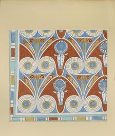 Copy of wall painting, private tomb 50 of Neferhotpe,Thebes, 20th century. Artist: Anna (Nina) Macpherson Davies