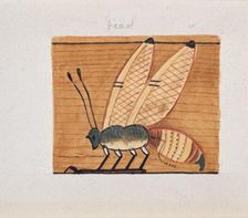 Copy of wall painting, tomb of Mentuhotpe, Thebes, 20th century. Artist: Anna (Nina) Macpherson Davies