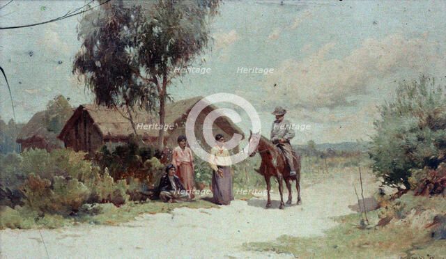 Copy of a painting, 1913. Creator: Robert Walrond.