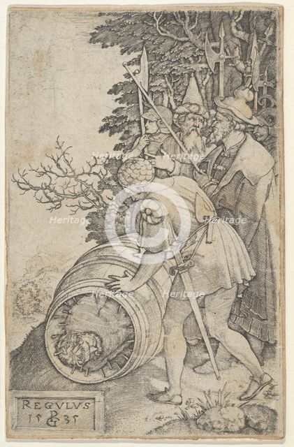 Copy of Attilius Regulus, from Roman Heroes. Creator: Unknown.