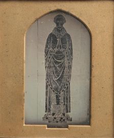 Copy of Brass Rubbing from the Tomb of Peter de Lacy, Rector of Northfleet and Preben..., ca. 1850. Creator: Unknown