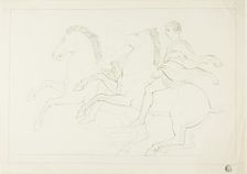 Copy of Cavalry from the Parthenon Frieze, n.d. Creator: John Flaxman