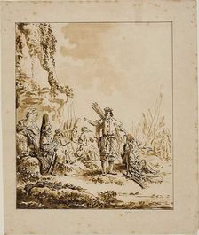 Copy of Halte de Calmouks, c. 1772. Creator: John Kirby Baldrey