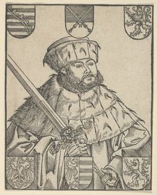 Copy of John Frederic the Magnanimous, in Electoral Robes. Creators: Lucas Cranach the Younger, Workshop of Lucas Cranach the Younger