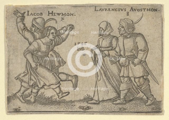 Copy of July and August, from The Peasants' Feast or the Twelve Months, after 1547. Creator: Unknown.