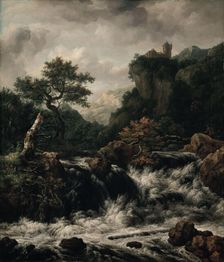 Copy of Landscape by J. Ruisdael, 1813. Creator: Johan Christian Dahl
