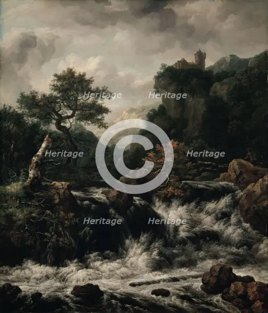 Copy of Landscape by J. Ruisdael, 1813. Creator: Johan Christian Dahl.
