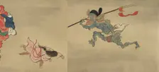 Copy of Night Parade of One Hundred Demons from the Shinjuan Collection, 18th century. Creator: Mochizuki Gyokusen