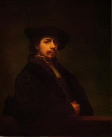 Copy of Rembrandt's Portrait of Himself. 1926. Artist: CM Berwick