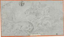 Copy of Scene from the Life of Sulla fresco, in the Hall of Saturn, Pitti Palace, after 1665. Creator: Cesare Dandini