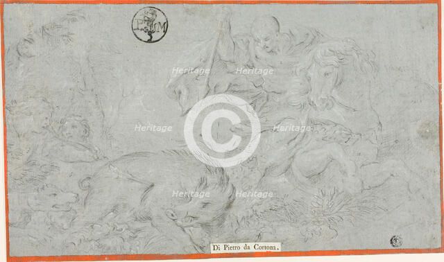 Copy of Scene from the Life of Sulla fresco, in the Hall of Saturn, Pitti Palace, after 1665. Creator: Cesare Dandini.