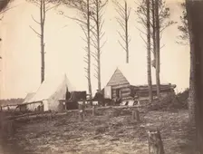 Copying Maps, Photographic Headquarters, Petersburg, Virginia, March 1865. Creator: Unknown