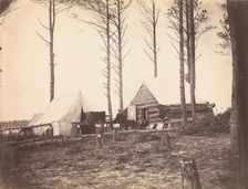 Copying Maps, Photographic Headquarters, Petersburg, Virginia, March 1865. Creator: Unknown