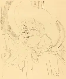 Coquelin the Elder (Coquelin aine), 1896. Creator: Henri de Toulouse-Lautrec