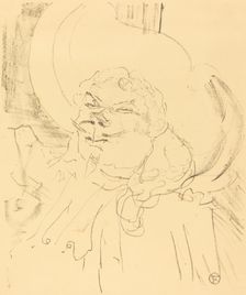 Coquelin the Elder (Coquelin aine), 1896. Creator: Henri de Toulouse-Lautrec