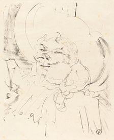 Coquelin the Elder (Coquelin aine), 1896. Creator: Henri de Toulouse-Lautrec