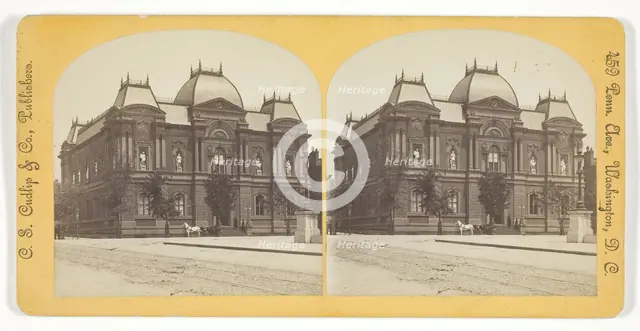 Corcoran Art Gallery, late 19th century.  Creator: Charles. S. Cudlip.