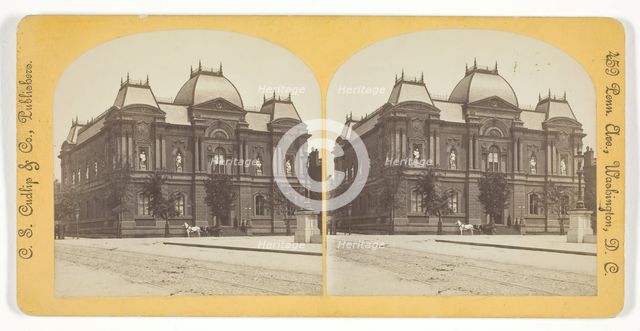 Corcoran Art Gallery, late 19th century.  Creator: Charles. S. Cudlip.