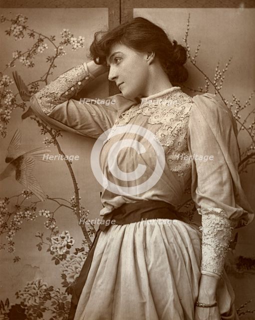 Cora Urquhart Brown-Potter, American actress, 1887. Artist: Ernest Barraud