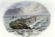 Coral Reef and island