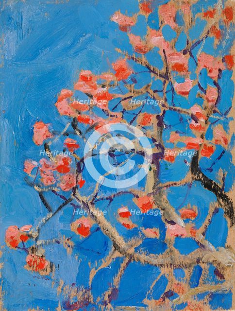 Coral Tree in Blossom, 1909-1910. Creator: Akseli Gallen-Kallela.