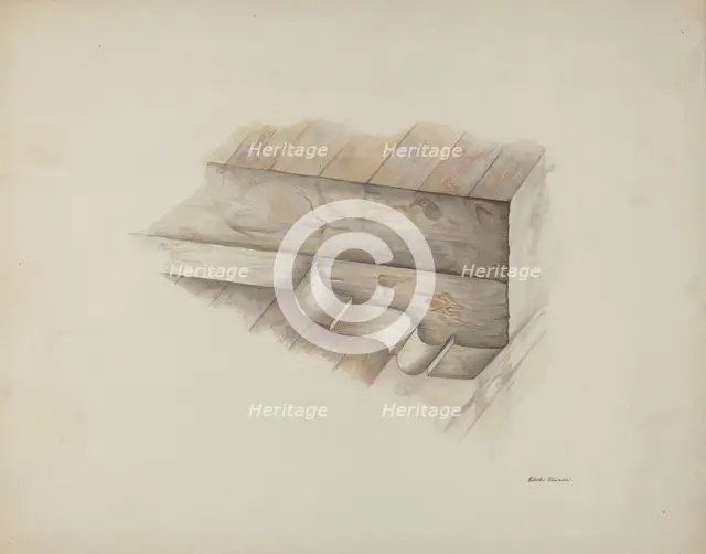 Corbel, 1939. Creator: Edith Towner.