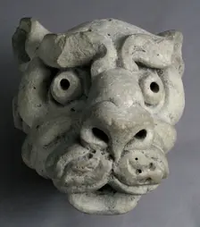 Corbel, French, 12th century. Creator: Unknown