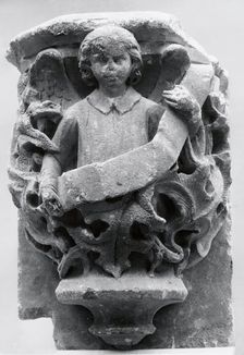Corbel, German, 15th century. Creator: Unknown