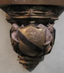 Corbel with Angels, French, late 15th century. Creator: Unknown