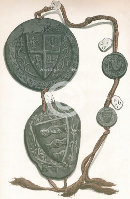 Cord VI (John de Hastings, Edmund de Hastings, Edmund de Mortimer, Fulke Fitz-Warine), (1904). Artist: Unknown