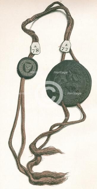 Cord III (Roger Bigod, Earl of Norfolk;& Guy de Beauchamp, Earl of Warwick, 1904. Artist: Unknown