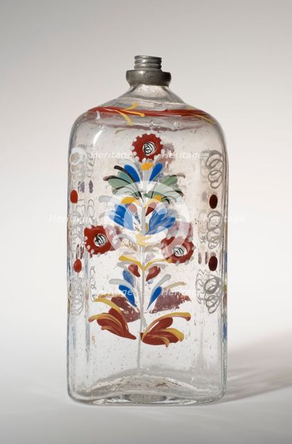 Cordial Bottle, c1775-1810. Creator: Unknown.