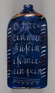 Cordial Bottle, c1775-1810. Creator: Unknown