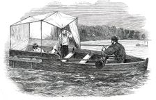 Cordingly's Floating Bath, 1850. Creator: Hare