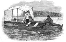 Cordingly's Floating Bath, 1850. Creator: Hare