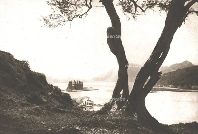 ''Corfou et l'Achilleion; Une baie de l'ile de Corfou.', 1916. Creator: B. Borri.