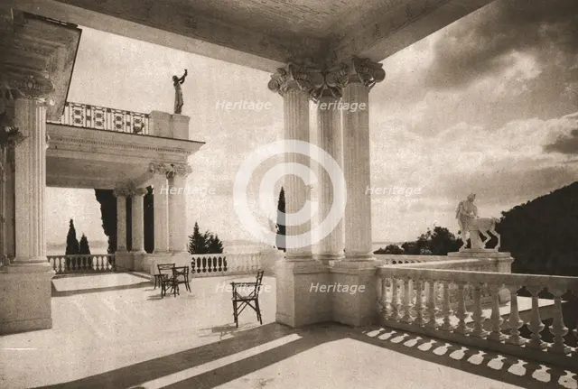 ''Corfou et l'Achilleion; les terrasses.', 1916. Creator: B. Borri.