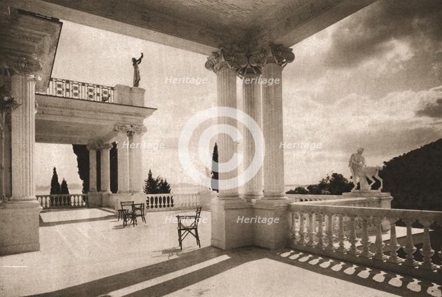 ''Corfou et l'Achilleion; les terrasses.', 1916. Creator: B. Borri.